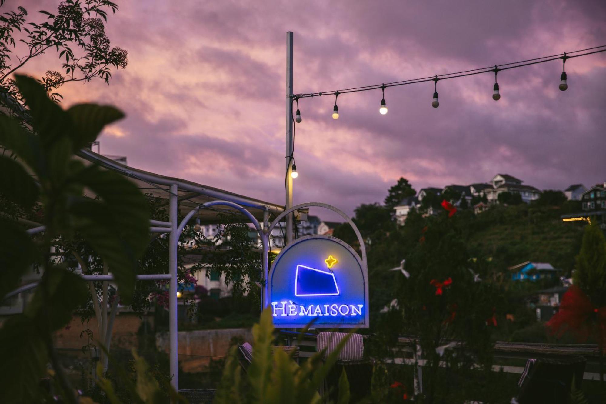 He Maison Boutique Stay & Cafe Da Lat Dış mekan fotoğraf